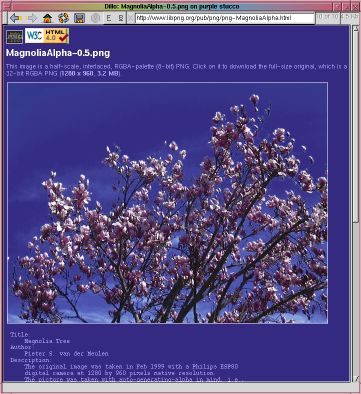 [png-MagnoliaAlpha.html half-scale screenshot (42k)]